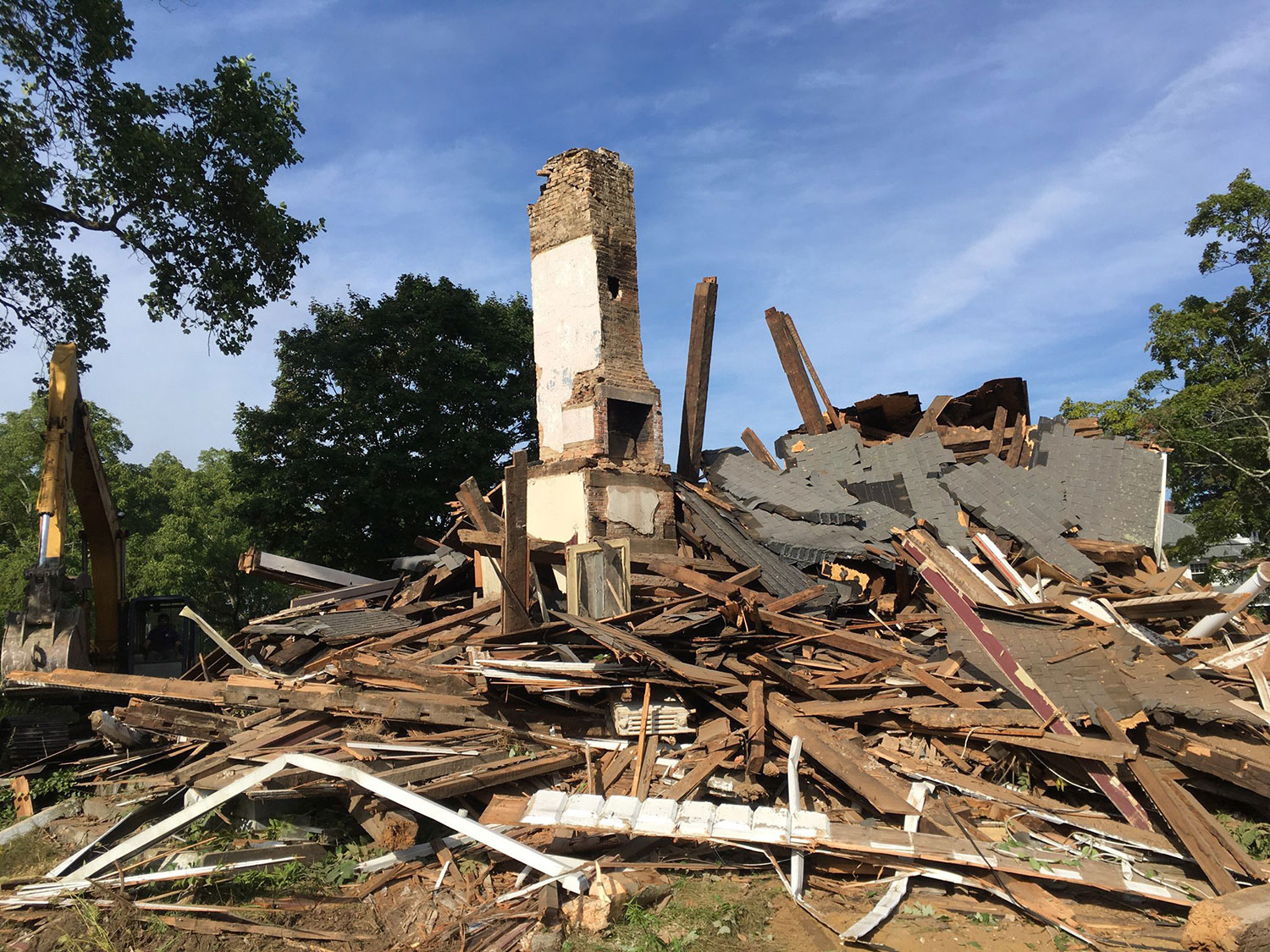 Demolished Coggshell-Robinson House