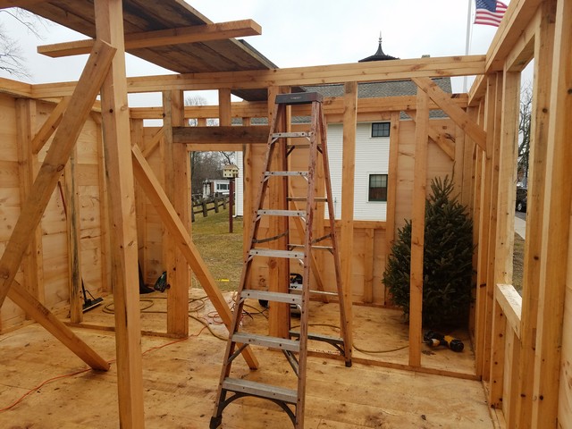 Native pine interior walls